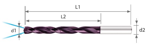 VYSOCE PRODUKTIVNÍ VRTÁKY 8xD– s vnitřním chlazením