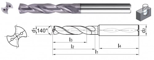 VYSOCE PRODUKTIVNÍ VRTÁKY 8xD – s vnitřním chlazením