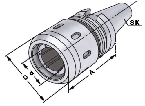VYSOKOPEVNOSTNÍ  SILOVÝ UPÍNAČ