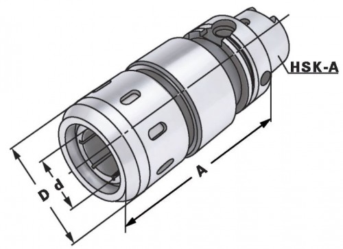 VYSOKOPEVNOSTNÍ UPÍNAČ HSK-A