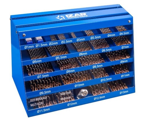 Velká sada vrtáků 3-5xD HSSE 5%Co s povlakem 135° - h8, broušené DIN338N - MULTIFUNKČNÍ