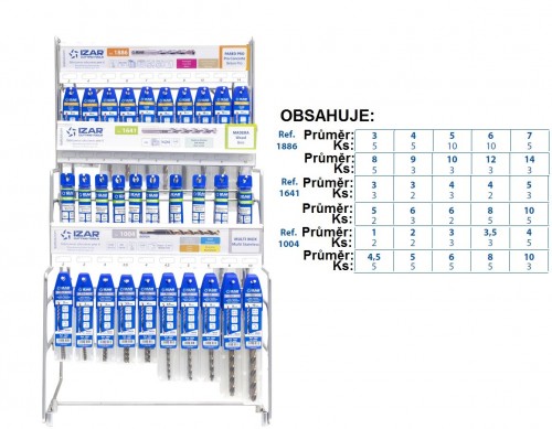 Velká sada vrtáků HSSE 5%Co 135° - broušené DIN338W