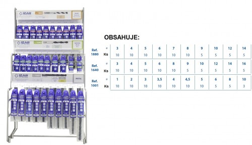Velká sada vrtáků HSS 118° - h8, broušené DIN338N - KLASIKA OBECNÉ POUŽITÍ