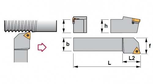 Vnější levé držáky 90° na destičky EL..