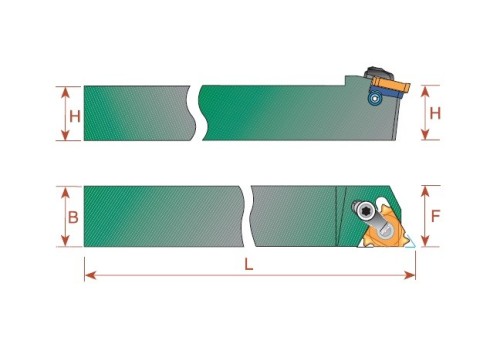 Vnější levé držáky na destičky EL.. s příklopkou, dodávané s podložkou 1.5°