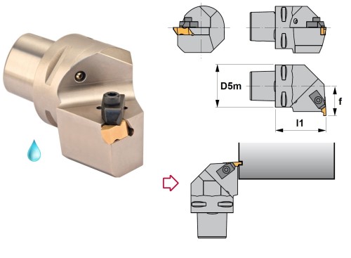 Vnější levé upichovací-zapichovací PSC držáky na destičky NG/NR/NT..