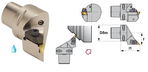 Vnější levé upichovací-zapichovací PSC držáky na destičky NG/NR/NT..