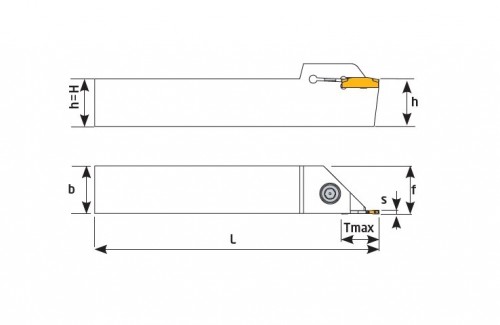 Vnější levé upichovací-zapichovací držáky na destičky N123..