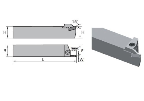 Vnější levé upichovací-zapichovací držáky na destičky ZI..