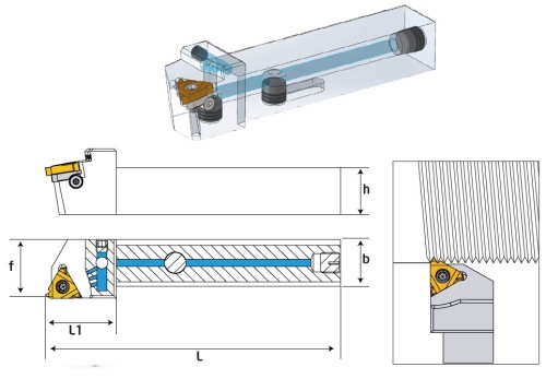 Vnější pravé držáky na destičky ER.. S CHLAZENÍM