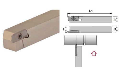 Vnější pravé multifunkční upichovací-zapichovací držáky na destičky GIGP/GISG/GIGW/GIST