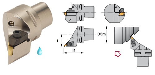 Vnější pravé upichovací-zapichovací PSC držáky na destičky NG/NR/NT..