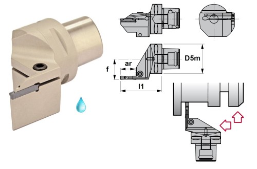 Vnější pravé upichovací-zapichovací držáky PSC na destičky WDMG/WDMP/WDMR/WDMT