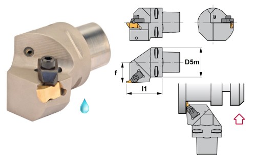 Vnější pravé upichovací-zapichovací držáky na destičky NG/NR/NT..