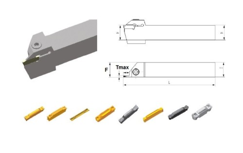Vnější pravé upichovací-zapichovací držáky na destičky Z.BD/Z.ED/Z.FD/Z.GD/Z.HD/Z.KD..