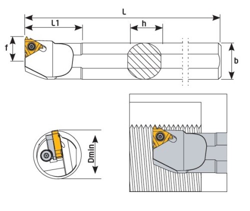 Vnitřní levé držáky na destičky IL..