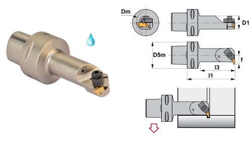 Vnitřní levé upichovací-zapichovací PSC držáky na destičky NG/NR/NT..
