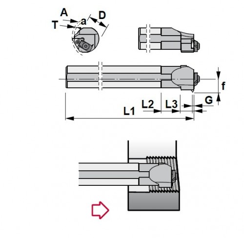 Vnitřní  levé vertikální držáky 90° na destičky TPMC..