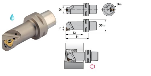 Vnitřní pravé držáky 90° na destičky IR..