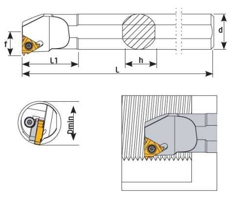 Vnitřní pravé držáky na destičky IR..