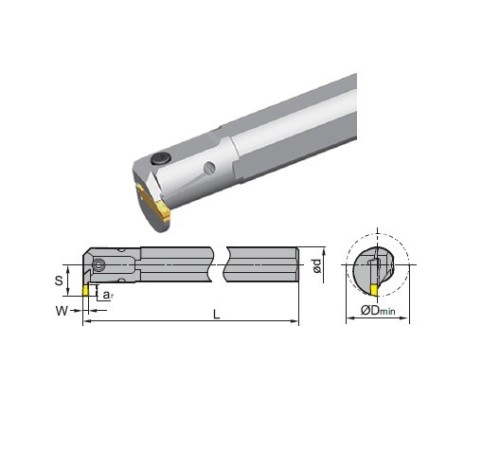Vnitřní pravé upichovací-zapichovací držáky na destičky Z.BD/Z.ED/Z.FD/Z.GD/Z.HD/Z.KD..