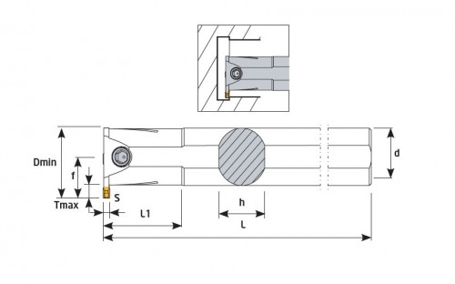 Vnitřní pravé upichovací-zapichovací držáky na destičky ZT.D..