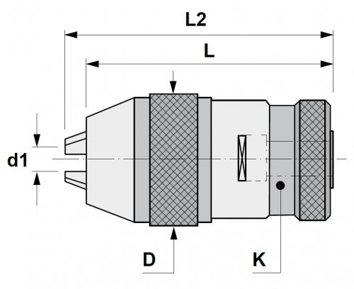 Vysoce přesná sklíčidla s bezklíčovým upínáním, s drážkou pro dodatečné přitažení klíčem DIN238