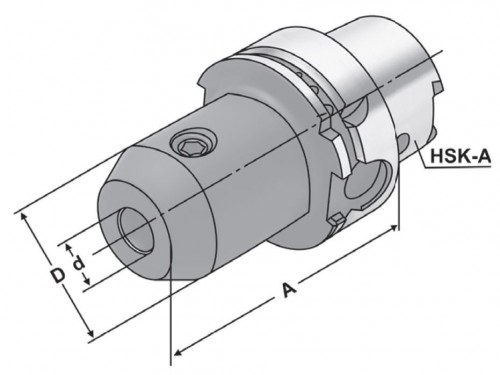 WELDONOVÝ UPÍNAČ DIN6359 PRO UPNUTÍ DIN1835B HSK-A
