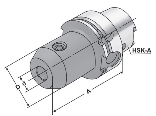WELDONOVÝ UPÍNAČ DIN6359 PRO UPNUTÍ DIN1835B HSK-A