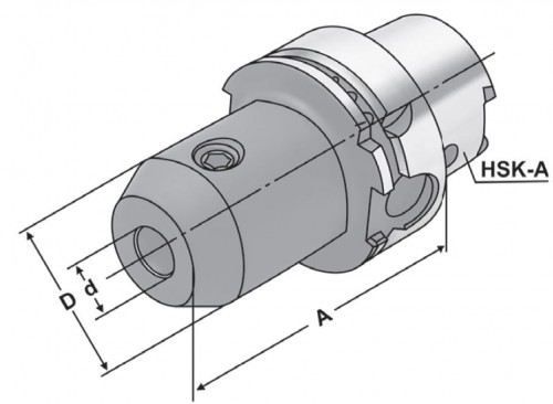 WELDONOVÝ UPÍNAČ DIN6359 PRO UPNUTÍ DIN1835 HSK-A