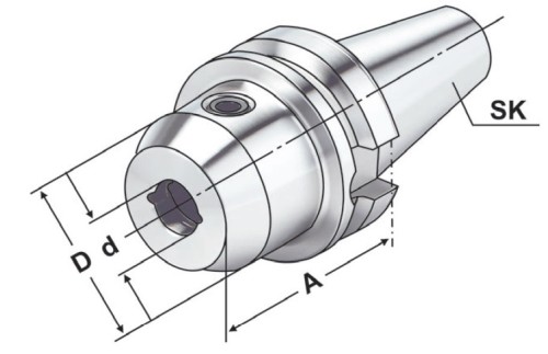 WELDONOVÝ UPÍNAČ S CHLADICÍMI KANÁLKY DIN6359 PRO UPNUTÍ DIN1835B