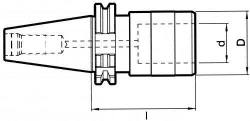 ZÁVITOVACÍ UPÍNAČ BEZ DÉLKOVÉ KOMPENZACE