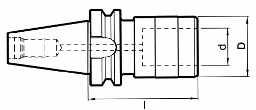 ZÁVITOVACÍ UPÍNAČ BEZ DÉLKOVÉ KOMPENZACE