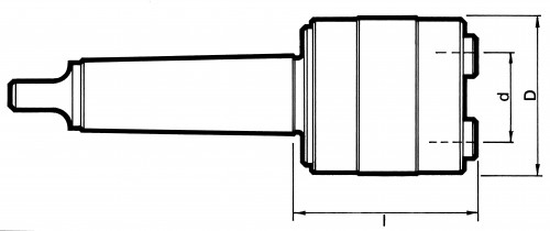 ZÁVITOVACÍ UPÍNAČ BEZ KOMPENZACE - DIN228-B
