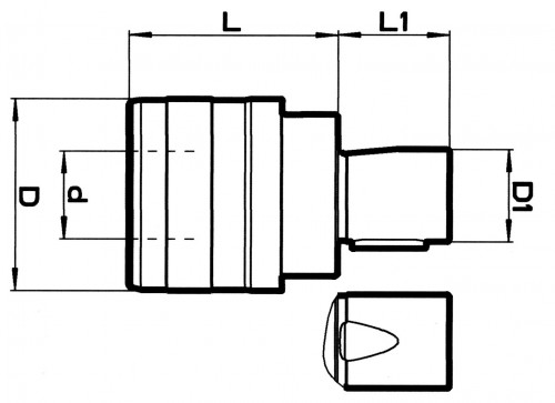 ZÁVITOVACÍ UPÍNAČ S DÉLKOVOU KOMPENZACÍ
