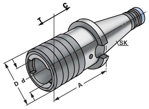 ZÁVITOVACÍ UPÍNAČ S DÉLKOVOU KOMPENZACÍ