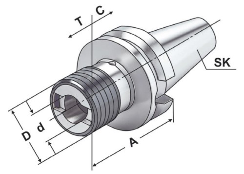 ZÁVITOVACÍ UPÍNAČ S DÉLKOVOU KOMPENZACÍ