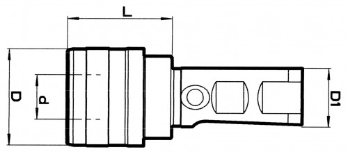 ZÁVITOVACÍ UPÍNAČ S DÉLKOVOU KOMPENZACÍ DIN1835B+E