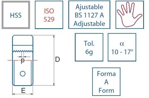 ZÁVITOVÁ OČKA M4-M12 - ISO METRICKÁ - V SADĚ 12 KS NA ZÁVĚSNÉ LIŠTĚ 33 CM - RUČNÍ