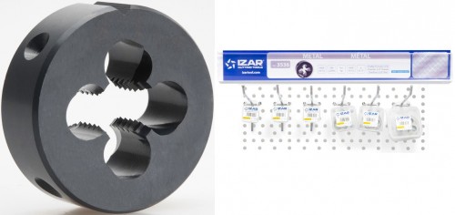 ZÁVITOVÁ OČKA M4-M12 - METRICKÁ - V SADĚ 12 KS NA ZÁVĚSNÉ LIŠTĚ 33 CM - SRAŽENÍ 2,25 ZÁVITŮ  - RUČNÍ, NA NEREZ
