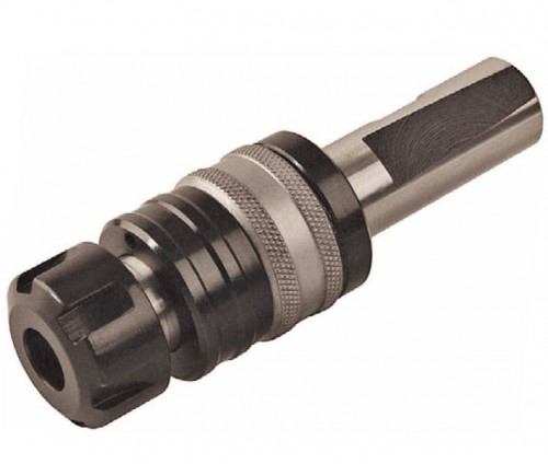 Závitovací upínač s axiální kompenzací DIN 1835-B. Pro kleštiny DIN6499 (ER) a s centrálním přívodem chladicí kapaliny.